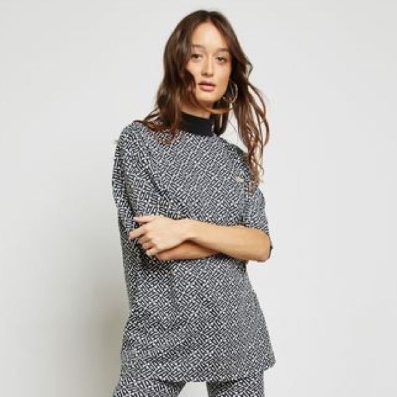 adidas Tops - NWT Adidas Allover Print Oversize Tee